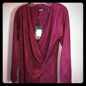 Nordstrom plum cardigan sweater
